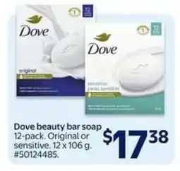 Walmart Dove Beauty Bar Soap offer