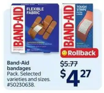 Walmart Band-Aid Bandages offer