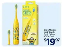 Walmart Ordo Minions toothbrush offer
