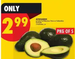 No Frills Avocados offer