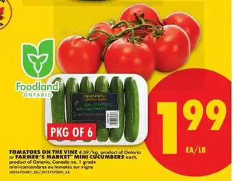 No Frills FARMER'S MARKET MINI CUCUMBERS offer