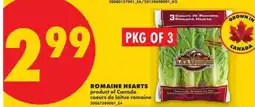 No Frills ROMAINE HEARTS offer