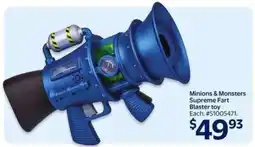 Walmart Minions & Monsters Supreme Fart Blaster toy offer