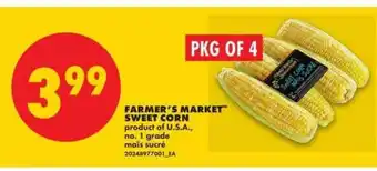No Frills FARMER'S MARKET SWEET CORN offer