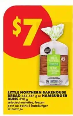 No Frills Little Northern Bakehouse Bread or Hamburger Buns offer