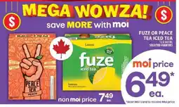 Food Basics Fuze or Peace Tea Iced Tea offer