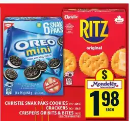 Food Basics Christie Snak Paks Cookies, Crackers, Crispers or Bits & Bites offer