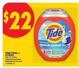 No Frills Tide Pods or Flings offer