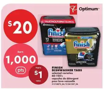 No Frills FINISH DISHWASHER TABS offer