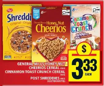 Food Basics Cereal offer