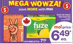 Food Basics Fuze or Peace Tea Iced Tea offer