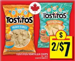 Food Basics Tostitos Tortilla Chips offer