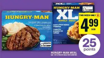 Food Basics HUNGRY-MAN MEAL offer