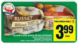 Food Basics Yellow Flesh, White or Red Potatoes / Russet Potatoes offer