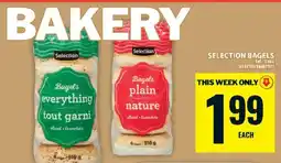 Food Basics SELECTION BAGELS offer
