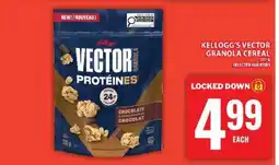 Food Basics Kellogg's Vector Granola Cereal offer