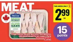 Food Basics Prime Fresh Chicken Drumsticks Family Pack offer