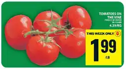 Food Basics TOMATOES ON THE VINE offer