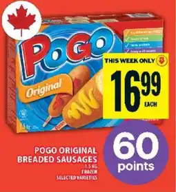 Food Basics POGO ORIGINAL BREADED SAUSAGES offer
