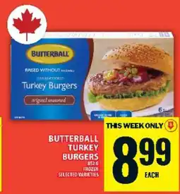 Food Basics BUTTERBALL TURKEY BURGERS offer