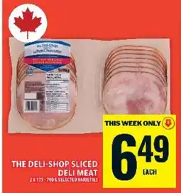 Food Basics THE DELI-SHOP SLICED DELI MEAT offer