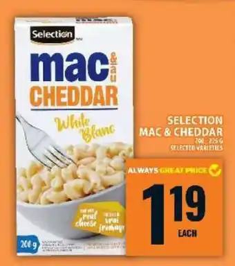 Food Basics SELECTION MAC & CHEDDAR offer