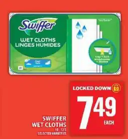 Food Basics SWIFFER WET CLOTHS offer