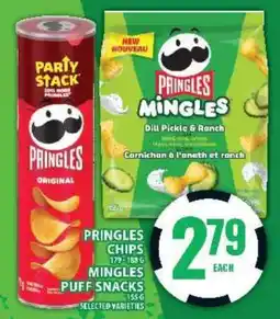 Food Basics Pringles Chips & Mingles Puff Snacks offer
