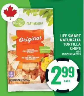 Food Basics Life Smart Naturalia Tortilla Chips offer