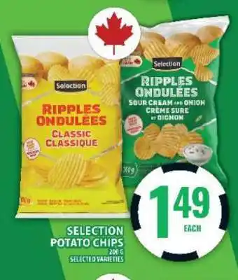 Food Basics SELECTION POTATO CHIPS offer
