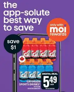 Food Basics GATORADE SPORTS DRINKS offer