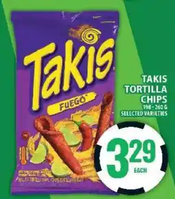 Food Basics TAKIS TORTILLA CHIPS offer