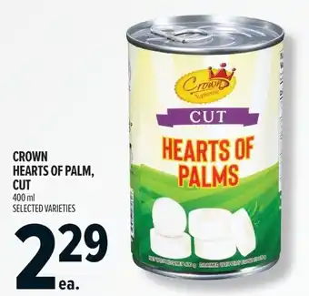Crown hearts of palm, cut