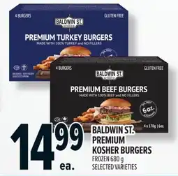 Metro Baldwin st. premium beef burgers offer