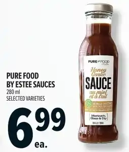 Metro Pure food by estee sauces offer