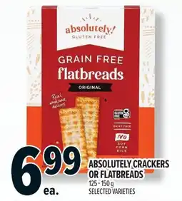 Metro Absolutely crackers or flatbreads offer