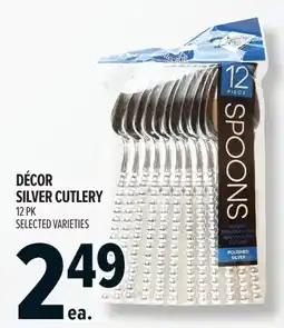 Metro Décor silver cutlery offer