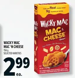 Metro Wacky mac mac 'n cheese offer
