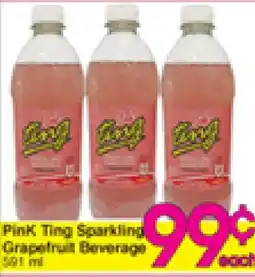Danforth Food Market Pink Ting Sparkling Grapefruit Beverage offer