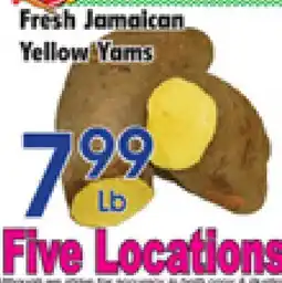 Danforth Food Market Fresh Jamaican Yellow Yams offer