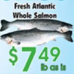 Danforth Food Market Fresh Atlantic Whole Salmon offer