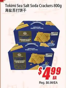 WinCo Food Mart Tokimi Sea Salt Soda Crackers offer