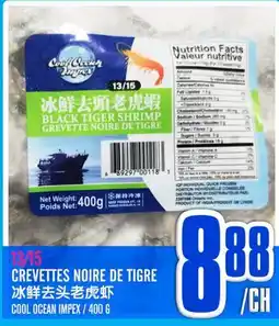 Marché Lian Tai CREVETTES NOIRE DE TIGRE offer