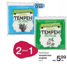 Avril Noble Bean tempehs bios surgelés offer