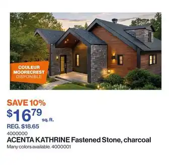 Patrick Morin KATHRINE Fastened Stone, charcoal offer