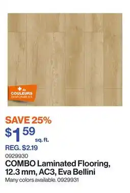 Patrick Morin COMBO Laminated Flooring, 12.3 mm, AC3, Eva Bellini offer