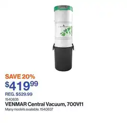 Patrick Morin Central Vacuum, 700Vf1 offer