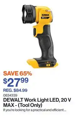 Patrick Morin Work Light LED, 20 V MAX - (Tool Only) offer