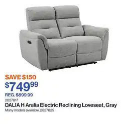 Patrick Morin H Aralia Electric Reclining Loveseat, Gray offer