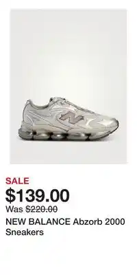 Holt Renfrew NEW BALANCE Abzorb 2000 Sneakers offer